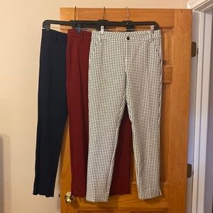Bundle of CAbi ponte straight leg trousers